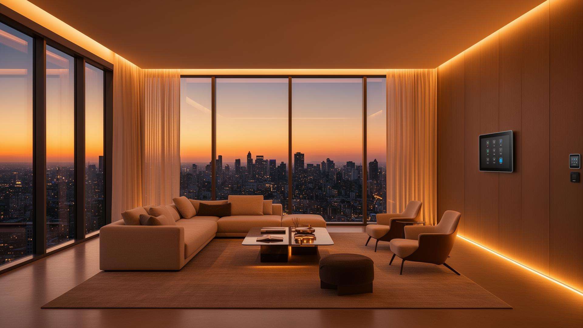 Luxury smart living space