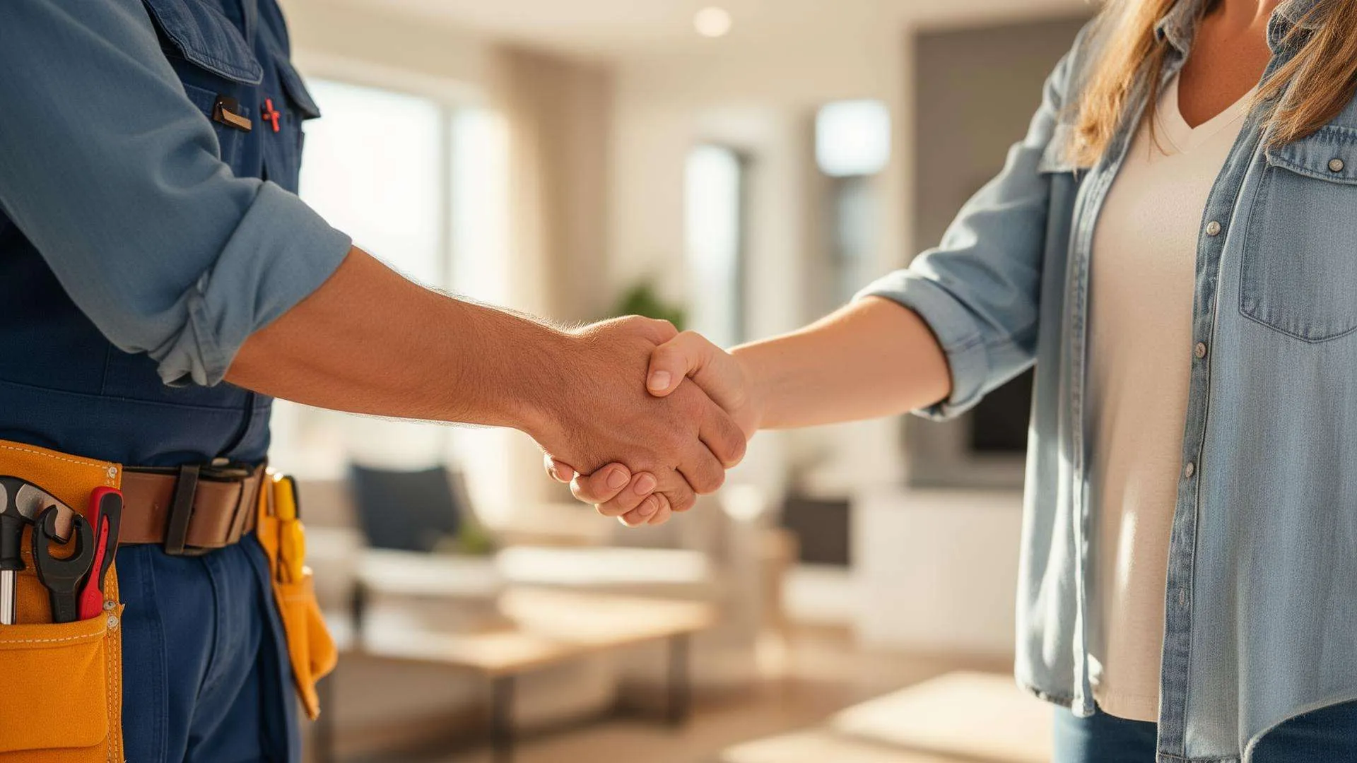 Professional handshake