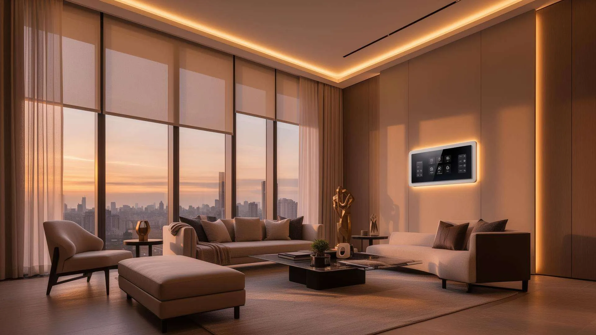 Luxury smart living space